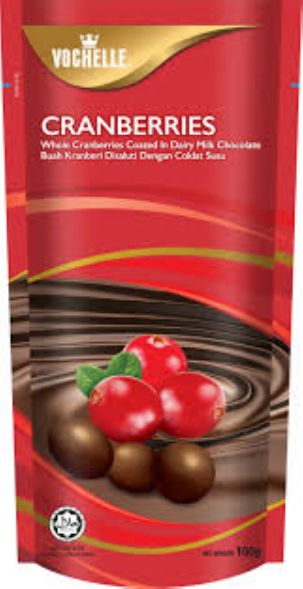 VOCHELLE MILK CRANBERRY 90G